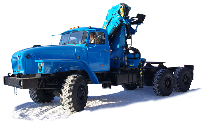 Седельный тягач УРАЛ-М с КМУ ИМ-240